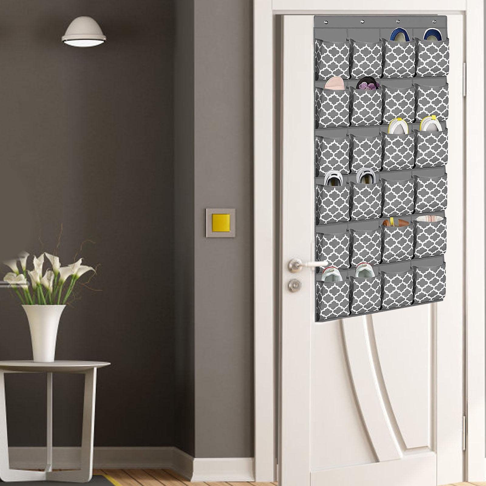 Schuh-Organizer Für Die Tür – 10 Etagen, Extra Große Taschen, Hält Bis Zu 34 Kg