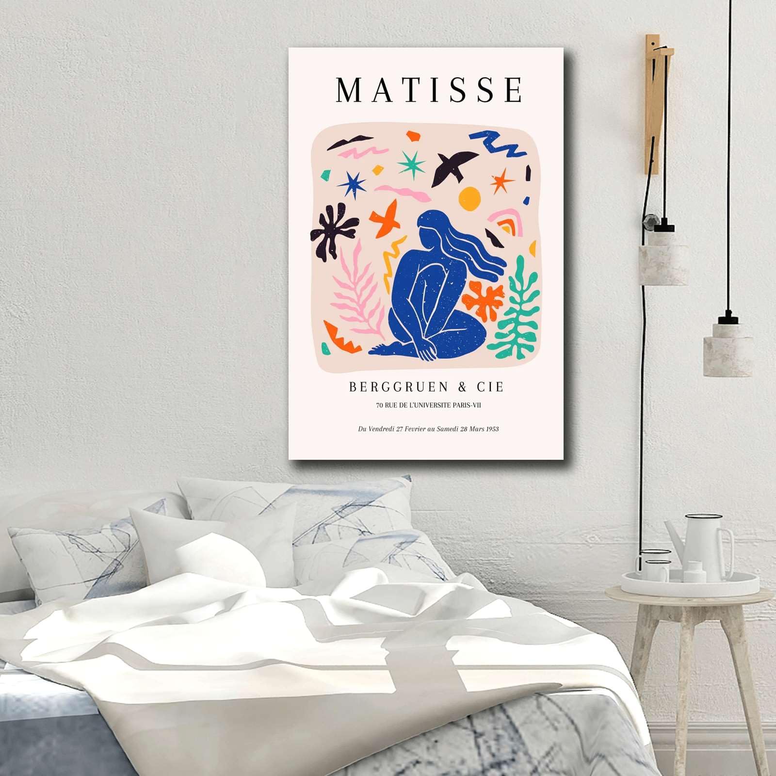 Amazon.com: SFXLUCART Poster Wall Art Print Matisse Exhibition