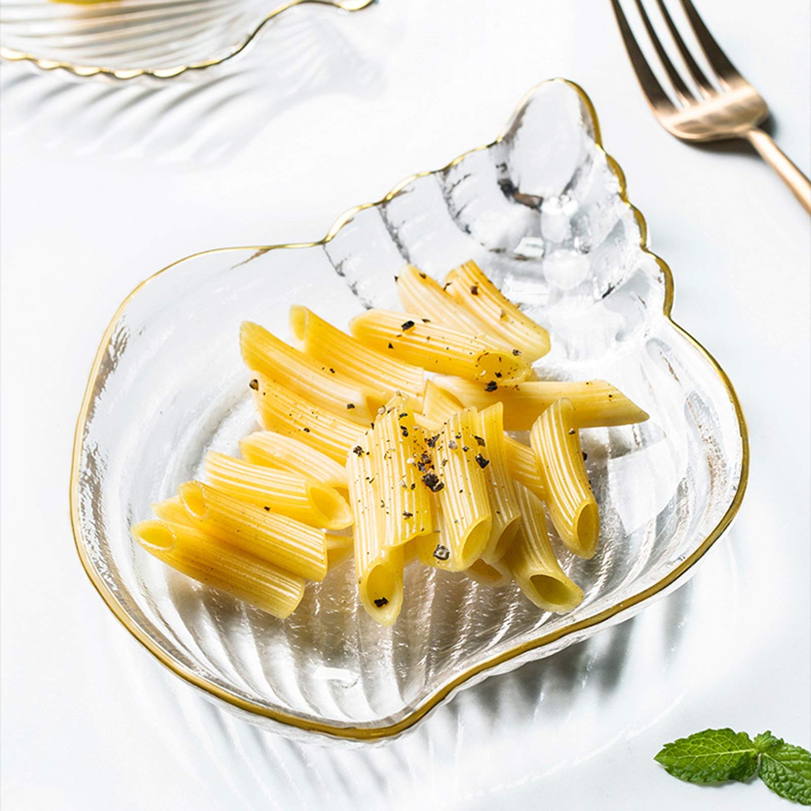 Dip-Schalen, Sojasauce-Dip-Schalen, 4er-Set, Dip-Saucen-Schalen/Gerichte für Tomatensauce, Soja, Grillen und andere Party-Abendessen, durchsichtiges, stapelbares Glas, Küchenvorbereitungs-Vorspeisent