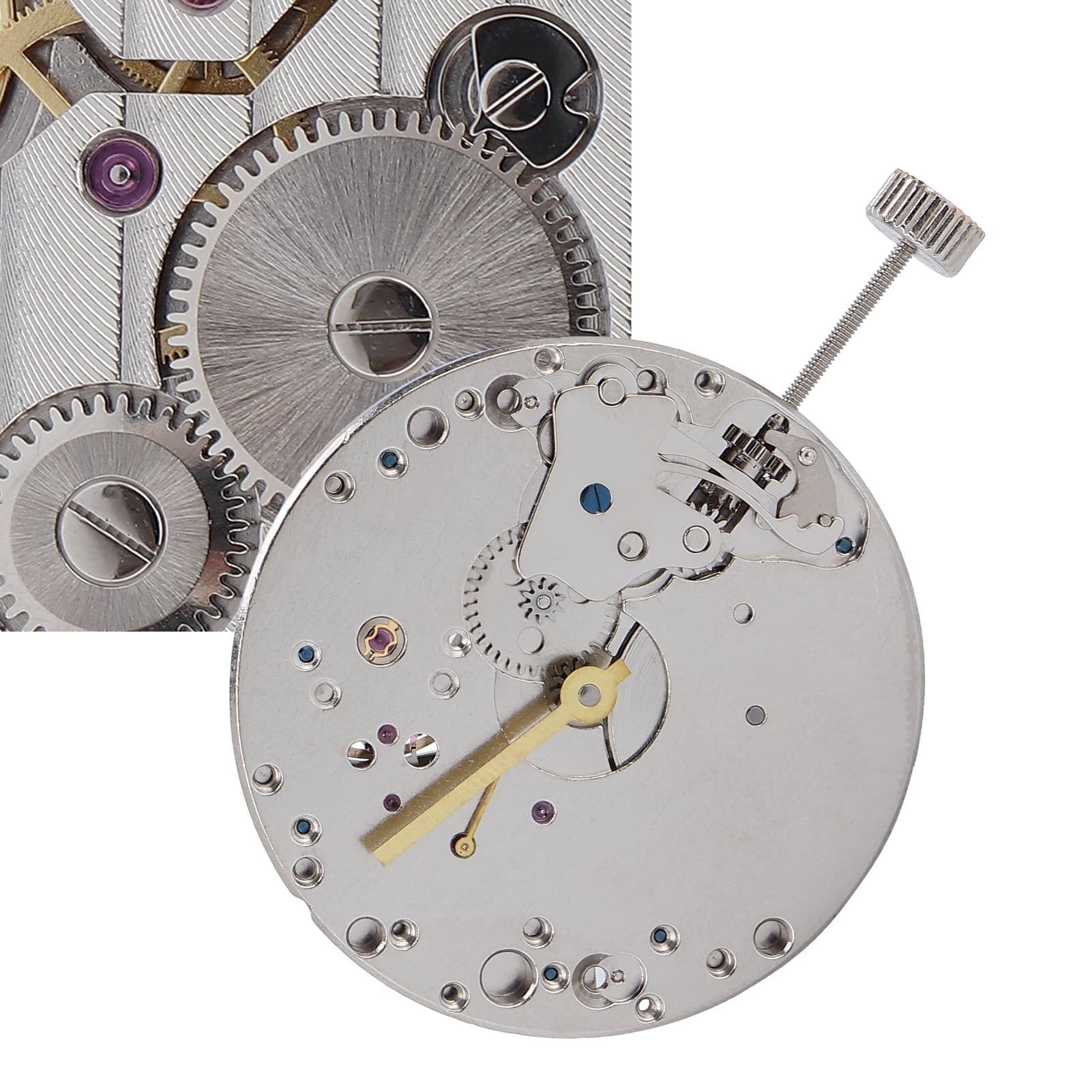 Pieza De Repuesto De Movimiento De Reloj Mecánico ST3600 para Mantenimiento De Relojes, Juego Completo con Equipo Y Accesorios Herramientas de relojero