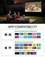 Vista 9 de Adaptador de pantalla inalámbrico iOS 4K Plug & Play de doble banda 2.4G+5G, AIMIBO HDMI inalámbrico para i-Phone i-Pad Android Tablet Laptop