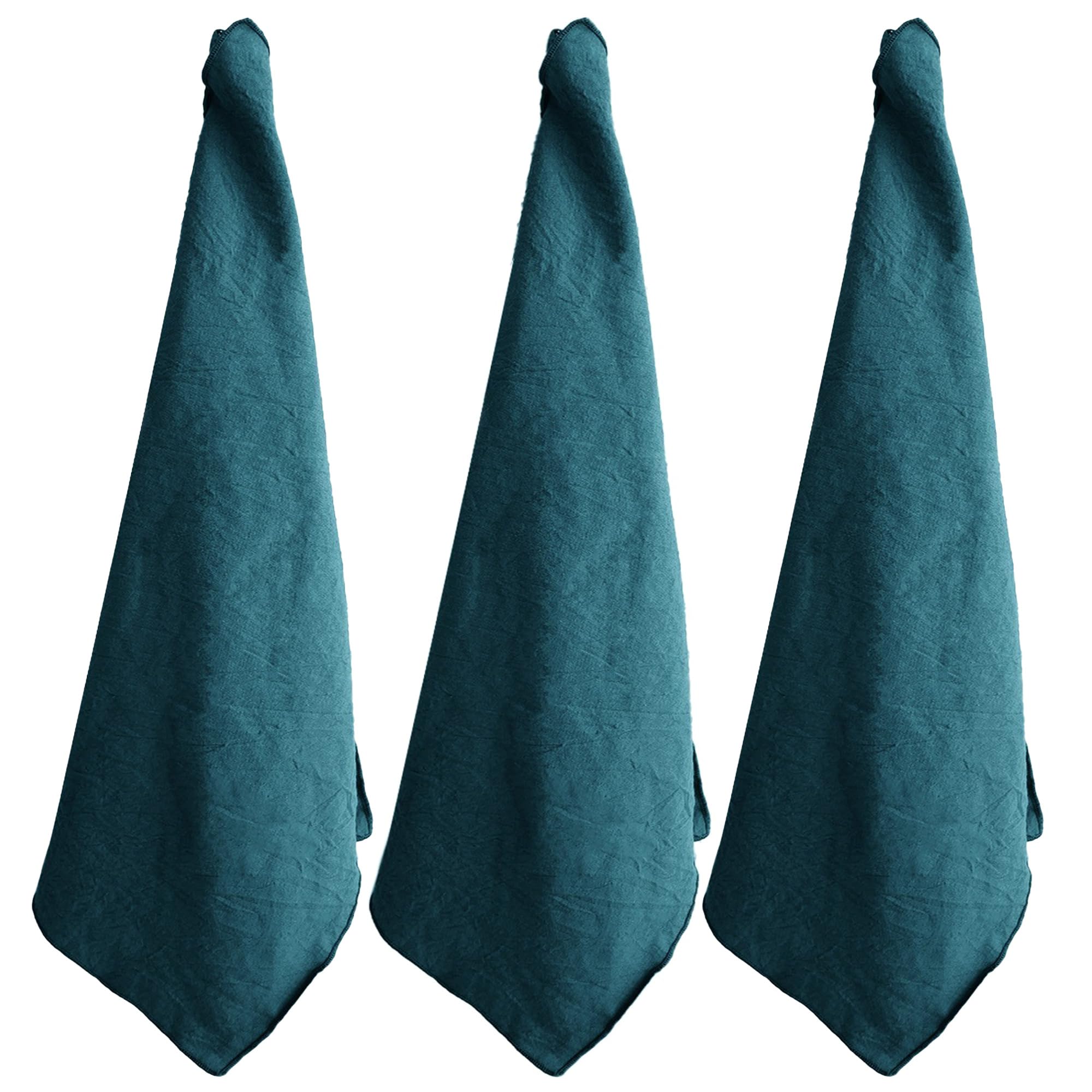 Torchons cuisine bleu canard HONO 50x70 cm parfaits pour vos repas