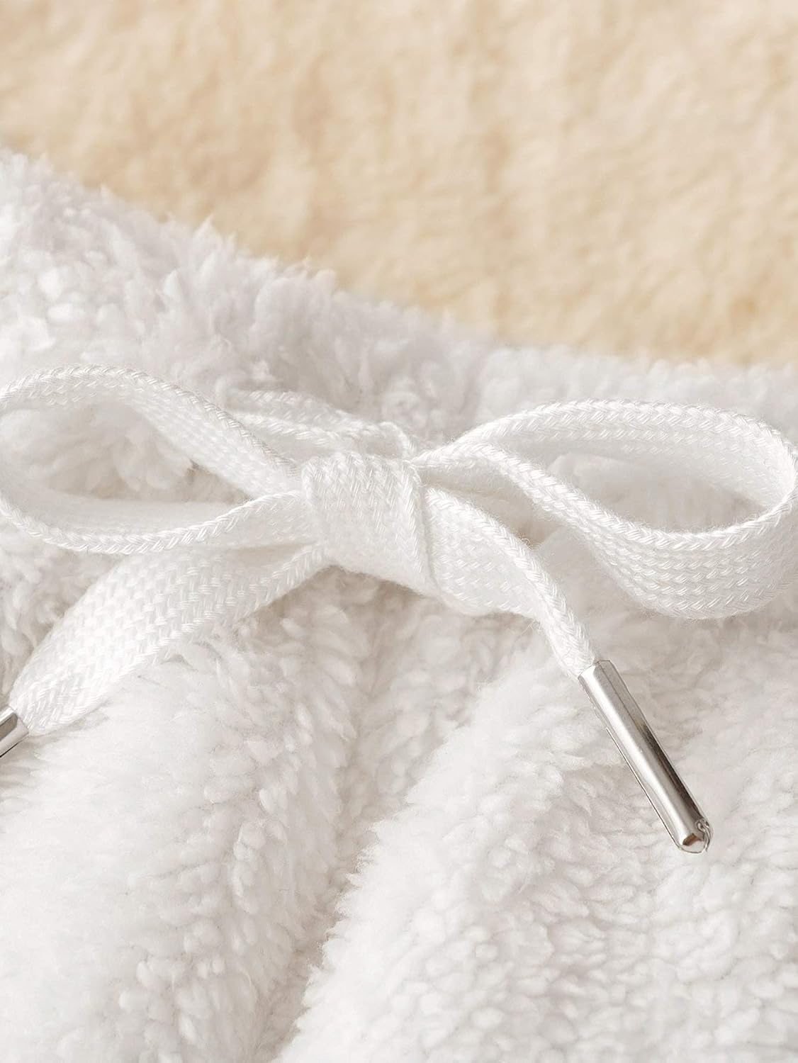 SweatyRocks Women's Casual Fuzzy Pajama Shorts Fleece Lounge Short Pants - Image 2