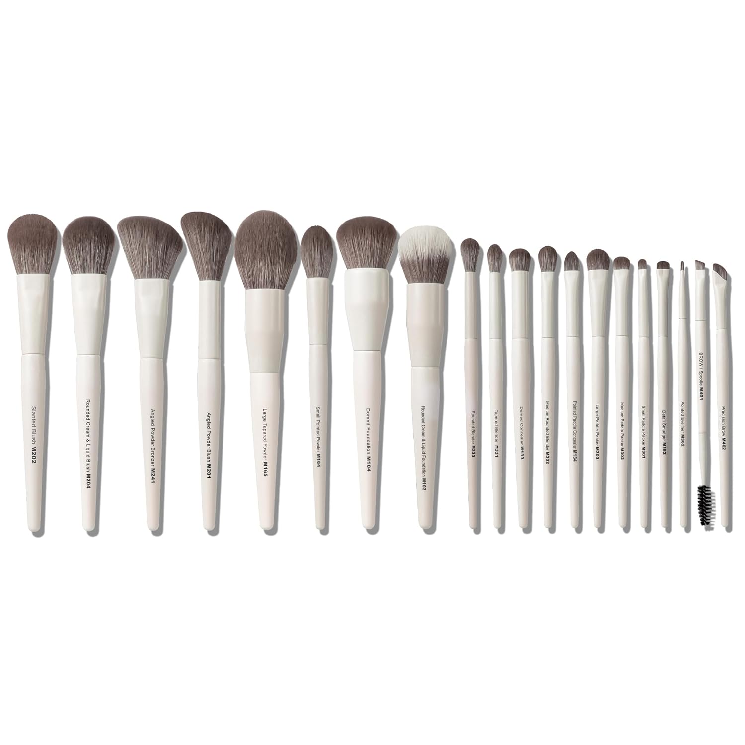 20 Pcs Pro Grade Makeup Brushes Set with Dense Ultra Soft Vegan Bristle,Elegant Design Make up Brushes for Powder, Foundation,Bronzer,Highlight,Face Blending Contour, Concealer, Eye shadow