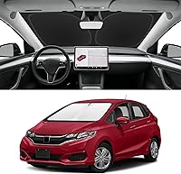 Vista 138 de Parasol de parabrisas de ajuste personalizado para Nissan Titan 2017-2024, bloquea los rayos UV y el calor, parasol de ventana delantera, fácil