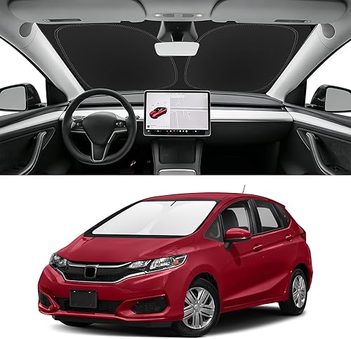 Miniatura 138 de Parasol de parabrisas de ajuste personalizado para Nissan Titan 2017-2024, bloquea los rayos UV y el calor, parasol de ventana delantera, fácil