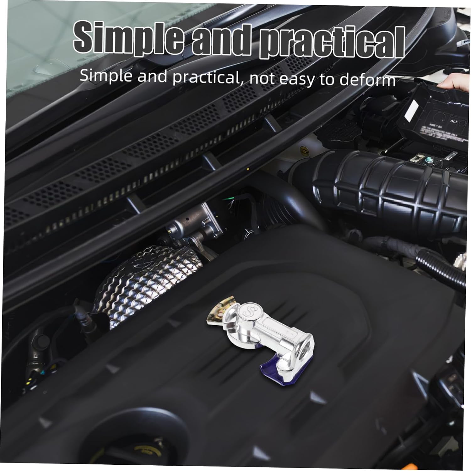 Universal Air Line Connectors for Semi Trucks and Trailers, Aluminum 1/2 Inch Gladhand Coupling with Cold Extruded Threads, Quick Installation for Rvs and Tractors, for Long