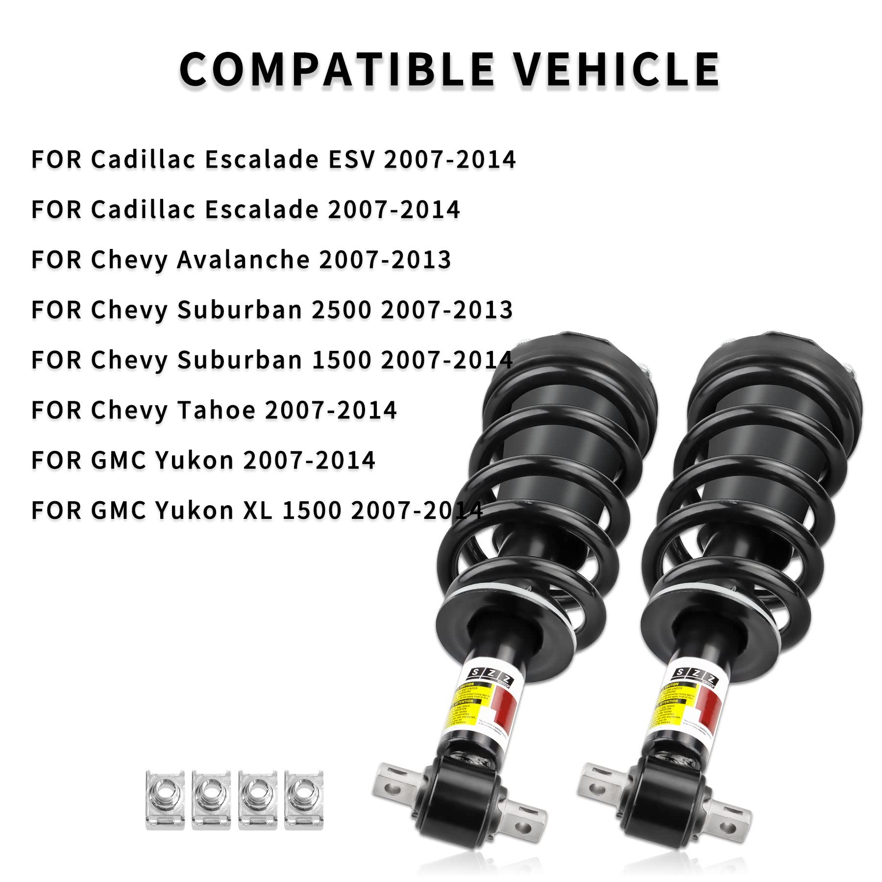 Amazon.com: SZZKPART 19353951 580-435 Front Shock Strut Absorber  