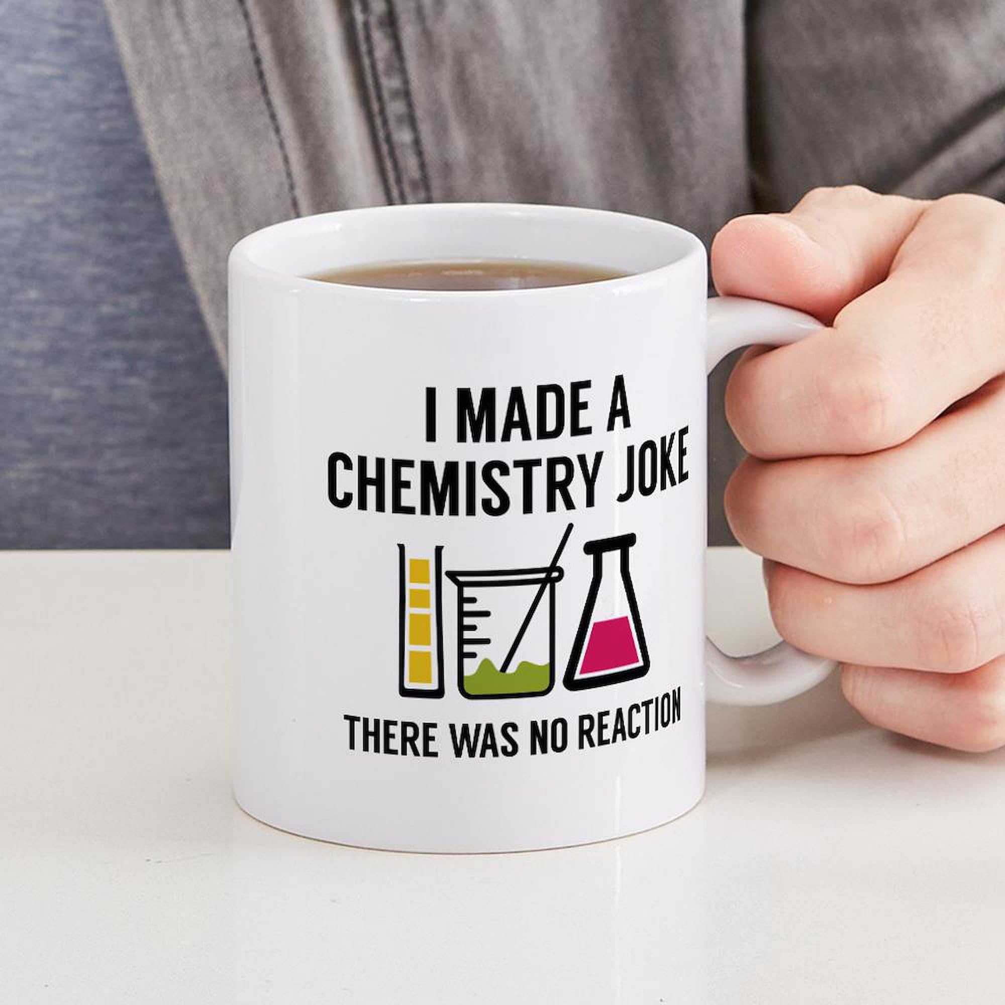 Amazon.com | CafePress I Made A Chemistry Joke Mug 11 oz (325 ml