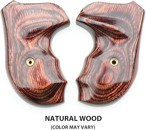 Miniatura 2 de Altamont - Puños redondos para revólver S&W J  Bateleur  Puños de pistola de madera real para Smith & Wesson J Frame Round Butt .38 Special y