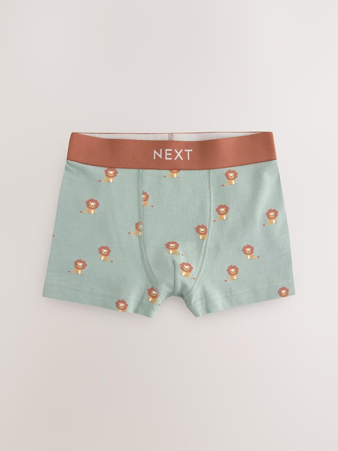 NEXT Boys Mini Safari Print Trunks 10 Pack 9-10Y Blue | Comfortable cotton-rich material, dependable stretch waist, breathable build for playtime