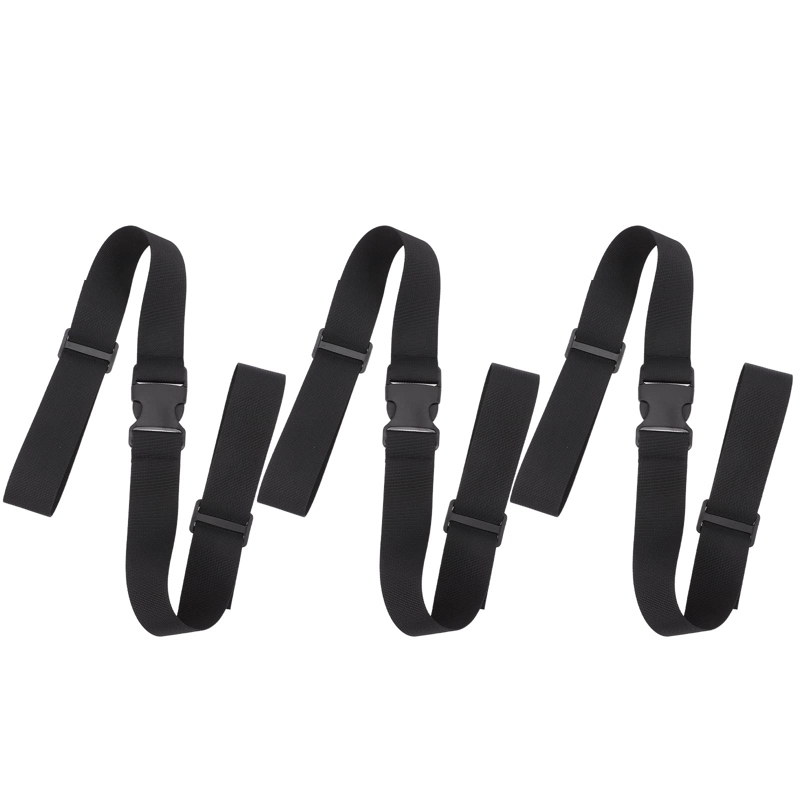 BESPORTBLE Cinturón de Seguridad Ajustable 3 Correas de Poliéster Ligeras y Fáciles de Desmontar para Silla de Ñiño Ideales para Camping y Hoteles