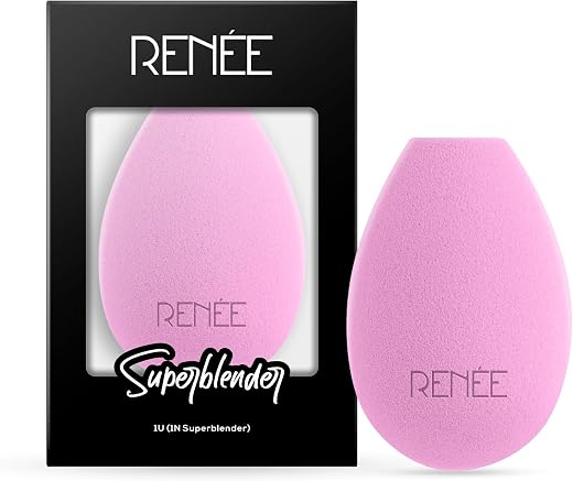 RENEE Makeup Superblender 1pc, Angled Edge Sponge For Effortless Application of Dry & Wet products, Latex Free, Cruelty-Fr...