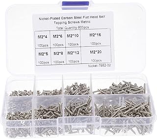 VILLFUL 1 Set Self-tapping Screws Self Tapping Bolts Laptops Flat Head Screws Countersunk Screws Countersunk Head Wood Screw Laptop Screws Countersunk Head Screws Computer Supply M2 Screws