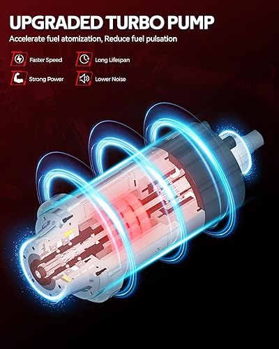 Miniatura 6 de Torchbeam Conjunto de bomba de combustible eléctrica compatible con Cherokee 2014-2017 2.4L 3.2L, ensamblaje del módulo de bomba de combustible con