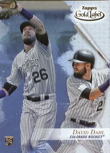 2017 Topps Gold Label Class 1#15 David Dahl RC Rookie Colorado Rockies