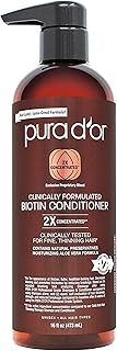Professional Grade Moisturizing Conditioner Clinically Tested Hair Thinning Therapy Super Concentrated for Maximum Results, Sulfate Free Natural & Organic Ingredients, Men & Women, 473 ml