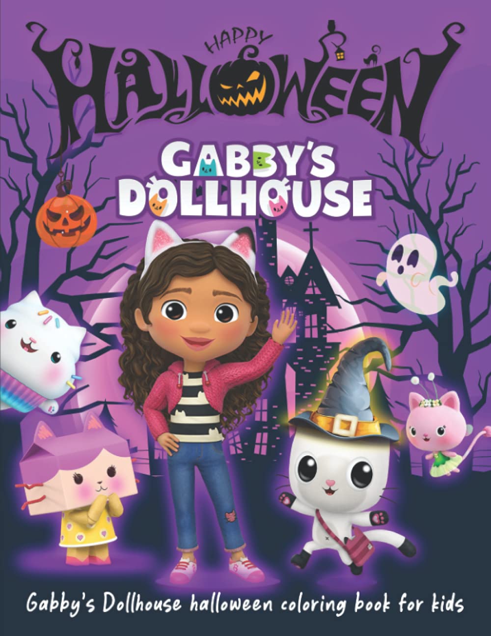 Buy Gabby's Dollhouse Halloween Coloring Book Gabby's Dollhouse Book