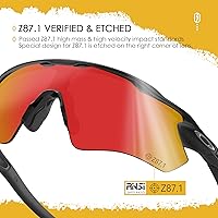 Vista 3 de Lentes de repuesto ANSI Z87.1 para gafas de sol Oakley M Frame Strike ventiladas
