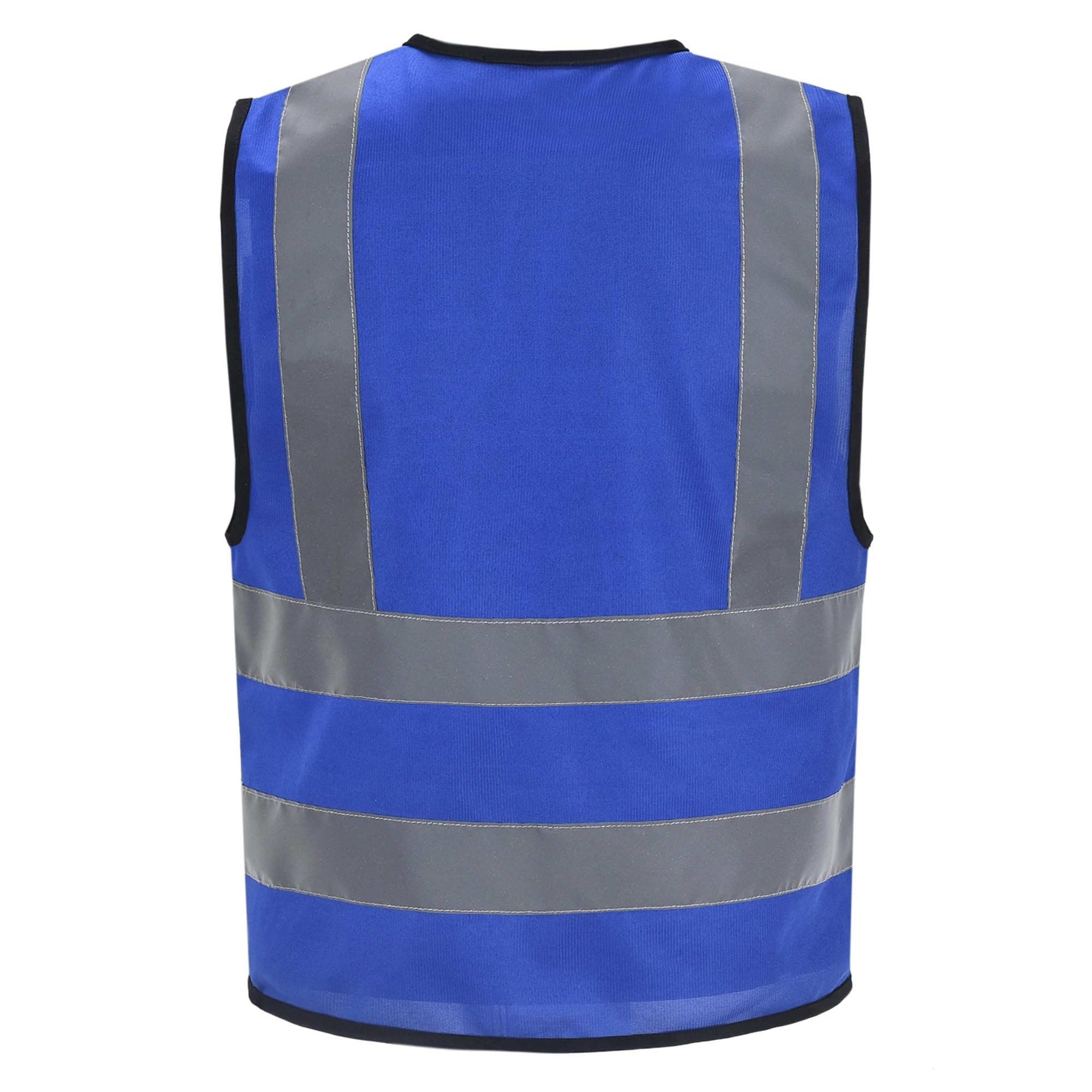 Warnweste, Warnweste der Klasse 2, ANSI, reflektierend, Unisex, Taschen, Reißverschlüsse, mehrfarbig, verschiedene Größen(Gelb,4-5XL)