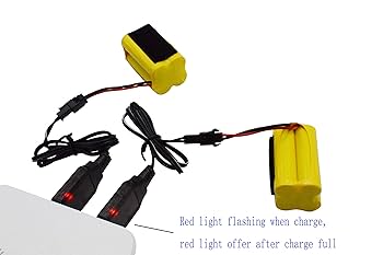 Amazon.com: Blomiky 2 Pack F3 4.8V 700mAh AA Nicd Square