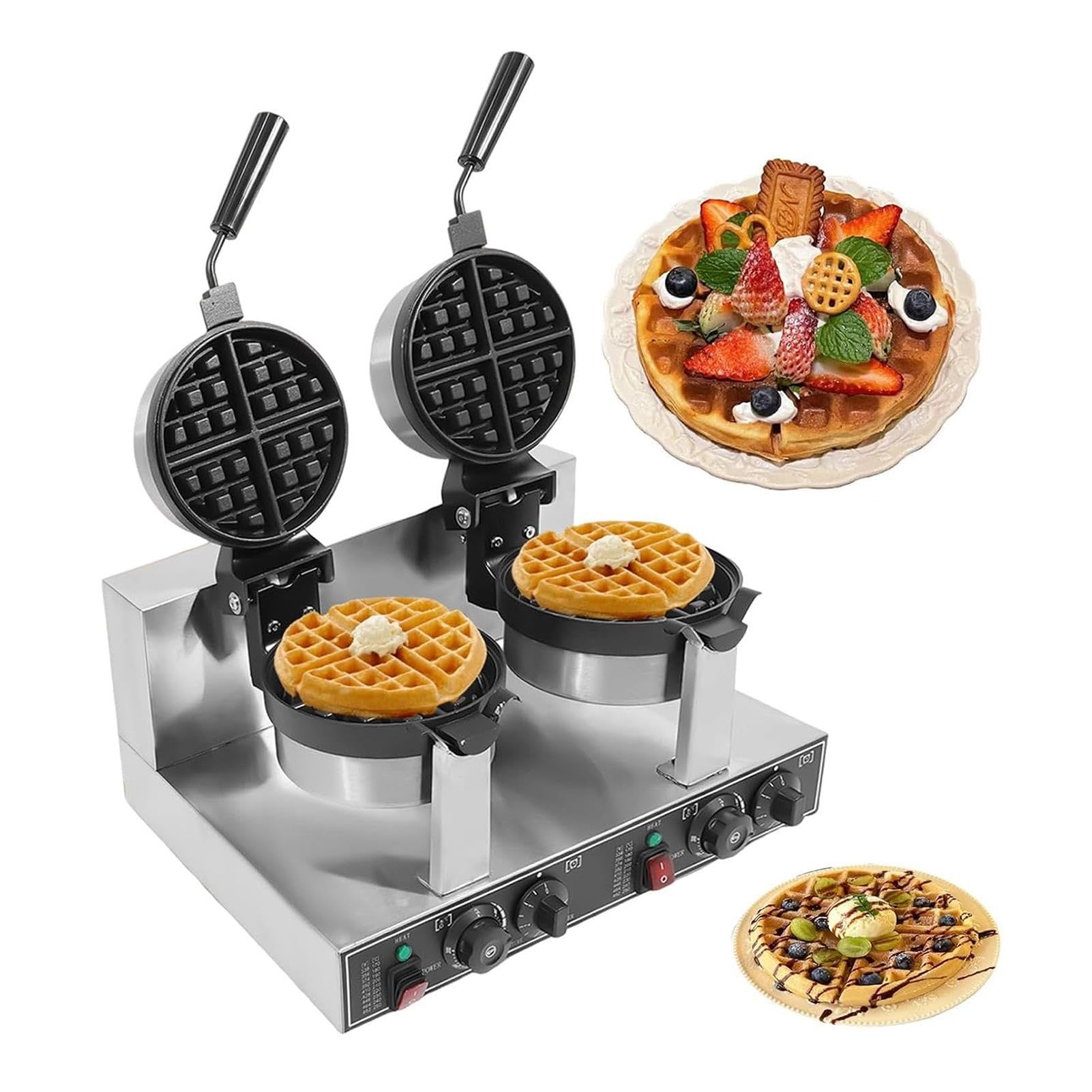 Gaufrier Rotatif À Double Tête, For Boulangerie, Restaurant, Snack-bar