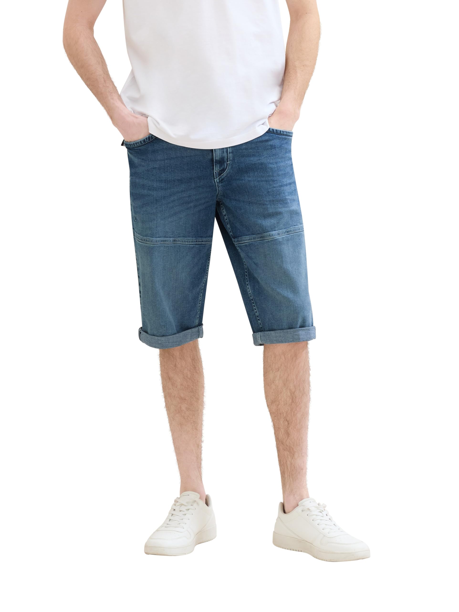 TOM TAILOR Herren Morris Fit Overknee Shorts 1040180
