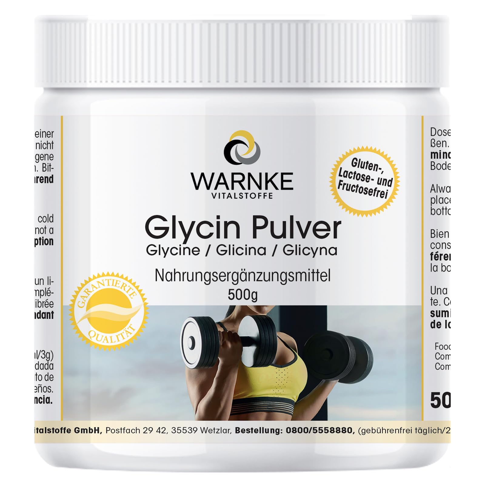 Glycine Cristallisée 100% Pure - Poudre 300 G, Sans Additifs, Végan, Pour La Peau