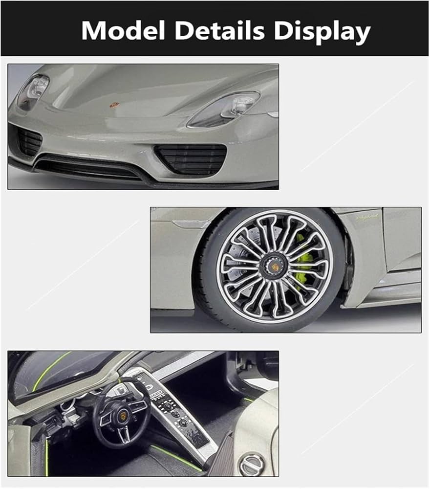 Amazon | ダイキャストカー 1:18 ポルシェ 918 スパイダー合金スポーツ