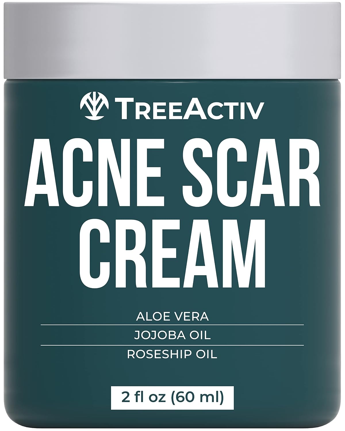 TreeActiv Acne Scar Cream, 2 fl oz, Acne Scar Treatment for