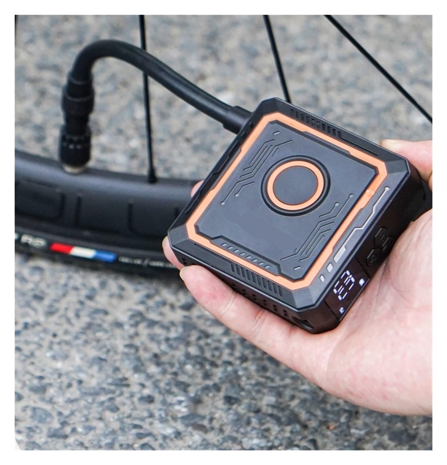Pompka Powietrza, Mini Elektryczna Pompka Powietrza Przenośna Do Opon Rowerowych