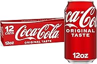 Coca-Cola Fridge Pack Soda Soft Drink, 12 fl oz Cans, 12 Pack - Classic Cola Soda Cans