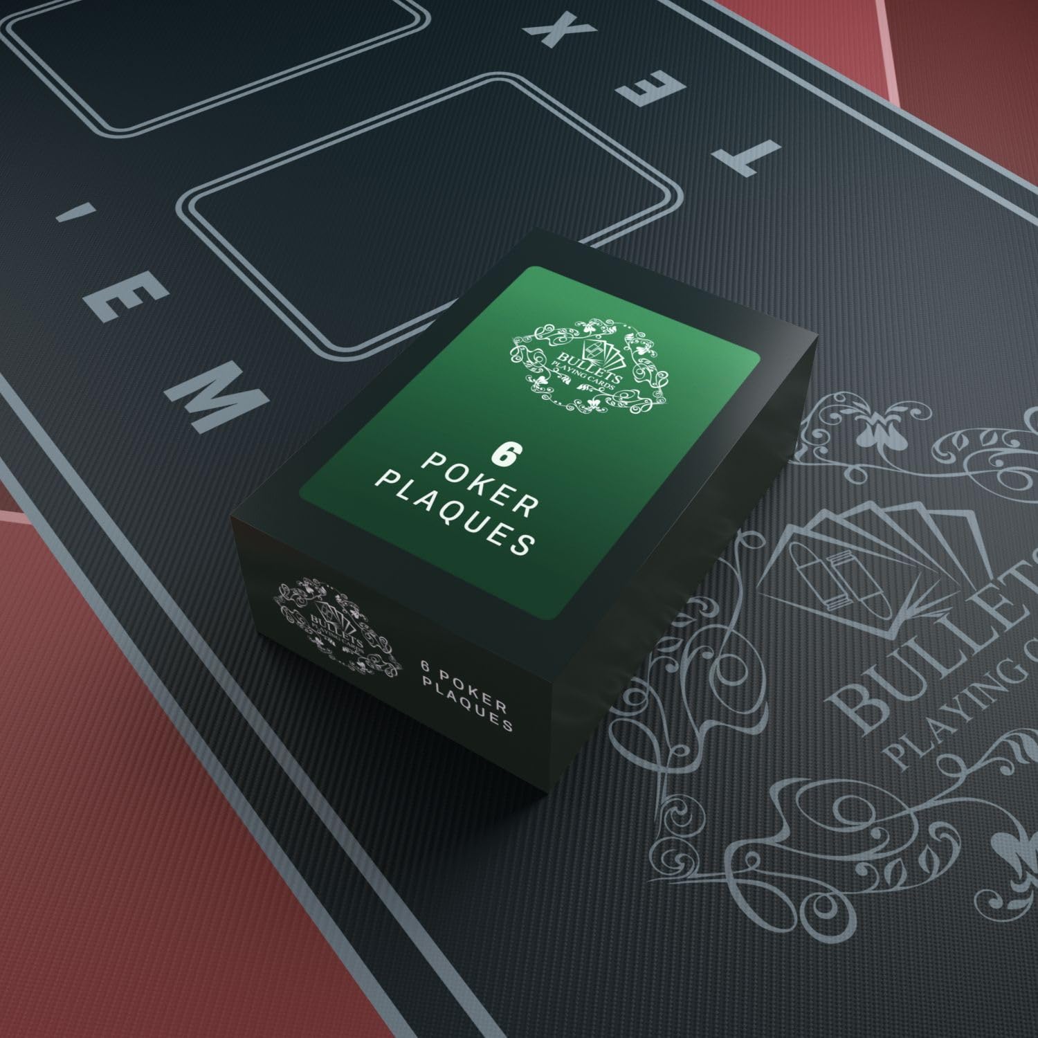 Bullets Playing Cards, Ceramiczne tabliczki pokerowe Silvio z wartościami