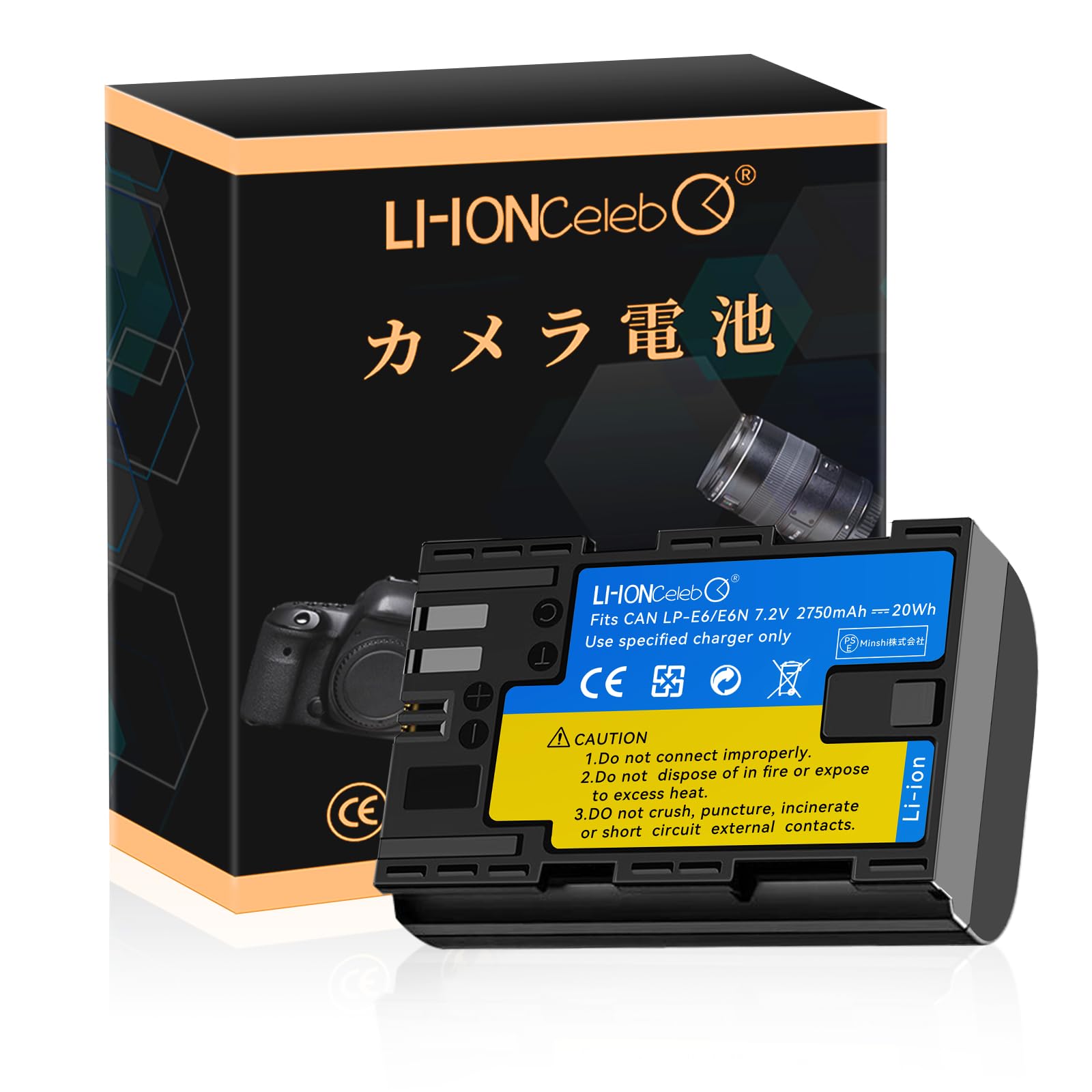 【美品】LP-E6NH 完全にデコードされた 2800mAh LP-E6NH LPE6NH バッテリー Canon