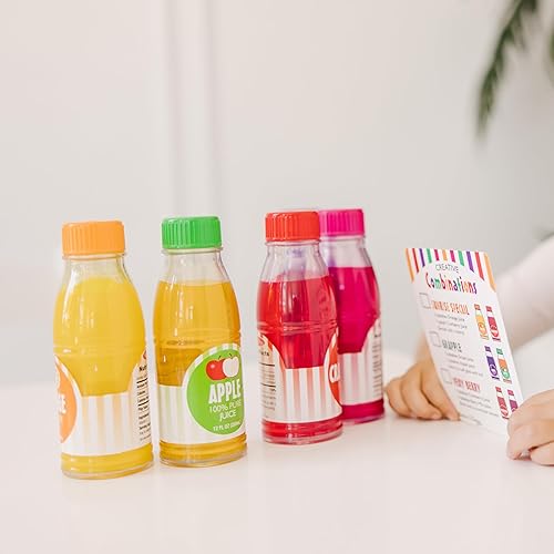 Miniatura 8 de Melissa  Doug Botella de jugo de juguete Tip  Sip y tarjeta de actividad 6 piezas