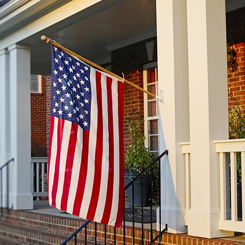 Miniatura 3 de 2 soportes de plástico para asta de bandera, soporte de bandera montado en la pared, soporte autoadhesivo para porche de casa, balcón, jardín,