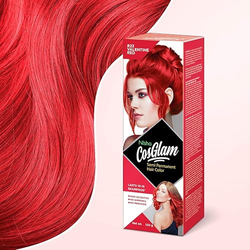 Miniatura 2 de Nisha Cosglam - Tinte semipermanente vegano y libre de crueldad animal, tinte para cabello azul con acondicionador infusionado, sin amoníaco, sin