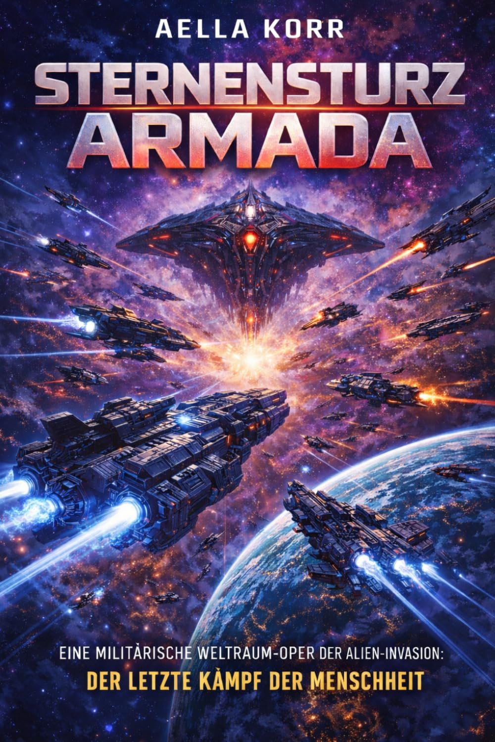 Sternensturz Armada: Eine Militärische Weltraum-Oper der Alien-Invasion: Der letzte Kampf der Menschheit