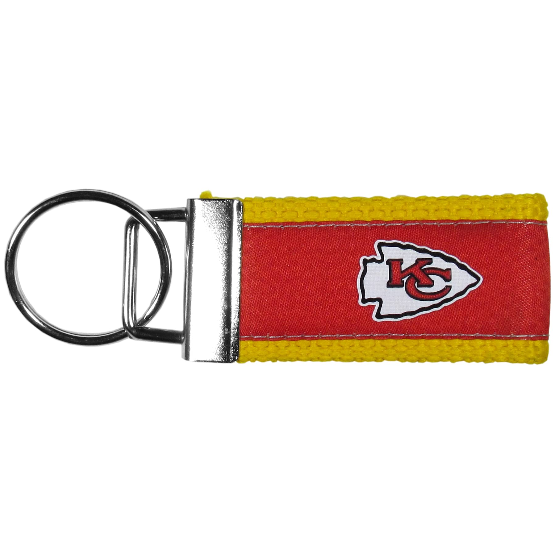 Siskiyou Sports NFL Kansas City Chiefs Woven Key Chain, One Size, Team Colors โ image 1