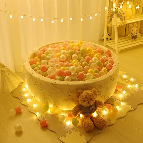 Vista 89 de STARBOLO Ball Pit Balls for Toddlers Phthalate Free BPA Free Non-Toxic Crush Proof Play Balls for Toddlers Kids Pool Playhouse Pack of 100 200 500
