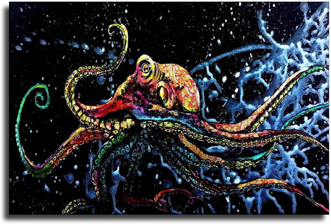 WYXIN Hang A Picturecover Poster Wall Art Home Wall Decorations for Bedroom Living Room Oil Paintings Canvas Prints Unframe-style1 16x24inch(40x60cm)