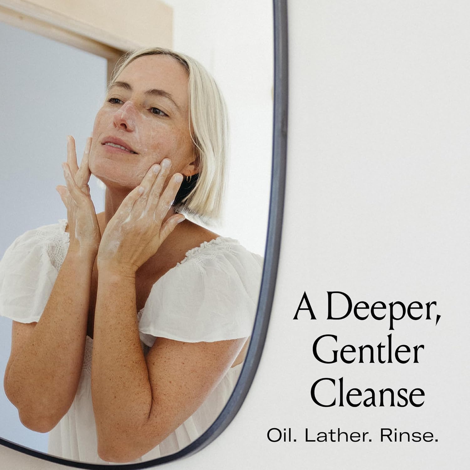 Le Prunier Plum Cleanse™ Biome Balancing Cleansing Oil | Oil-to-Lather Cleansing Oil Face Cleanser & Makeup Remover | Daily Face Wash for Sensitive Skin | Clean Vegan Cruelty-Free Skincare | 3.4 fl oz