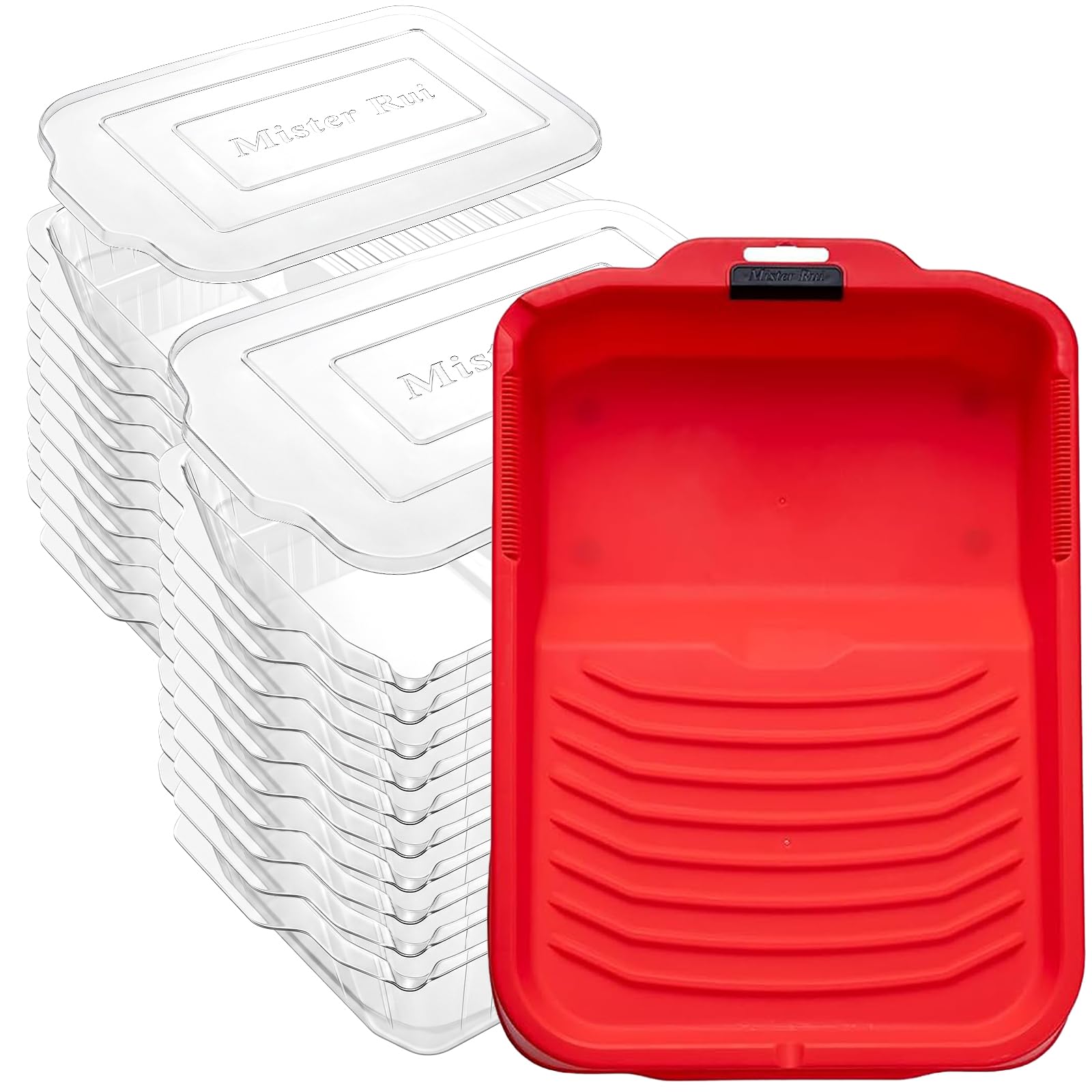 Mister Rui Bac à peinture de 22,9 cm avec 20 sacs et 2 couvercles – Kit de