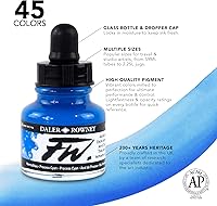 Vista 3 de Daler Rowney FW - Juego de tinta acrílica NEON (6 x 29.5 ml)