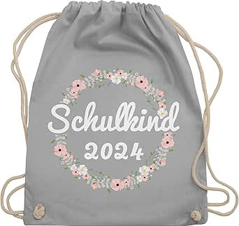 Shirtracer - Turnbeutel Rucksack - Schulanfang &amp; Einschulung Geschenk - Schulkind 2024