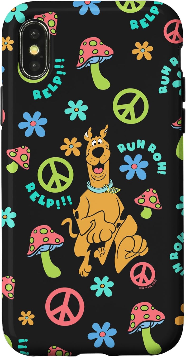 iPhone 12/12 Pro Scooby-Doo Ruh Roh! Relp!!! Hippie Decorated Portrait Case