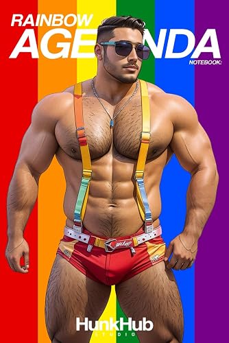 Rainbow Gay Agenda Notebook: A5 Blank Lined Journal Diary Planner Pride Month Rainbow Notebook for Gay and LGBTQIA+ Support