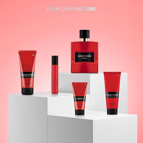 Miniatura 8 de Mauboussin - Pour Lui In Red 100ml (3.3 Fl Oz) - Eau de Parfum for Men - Woody &amp; Spicy Scents