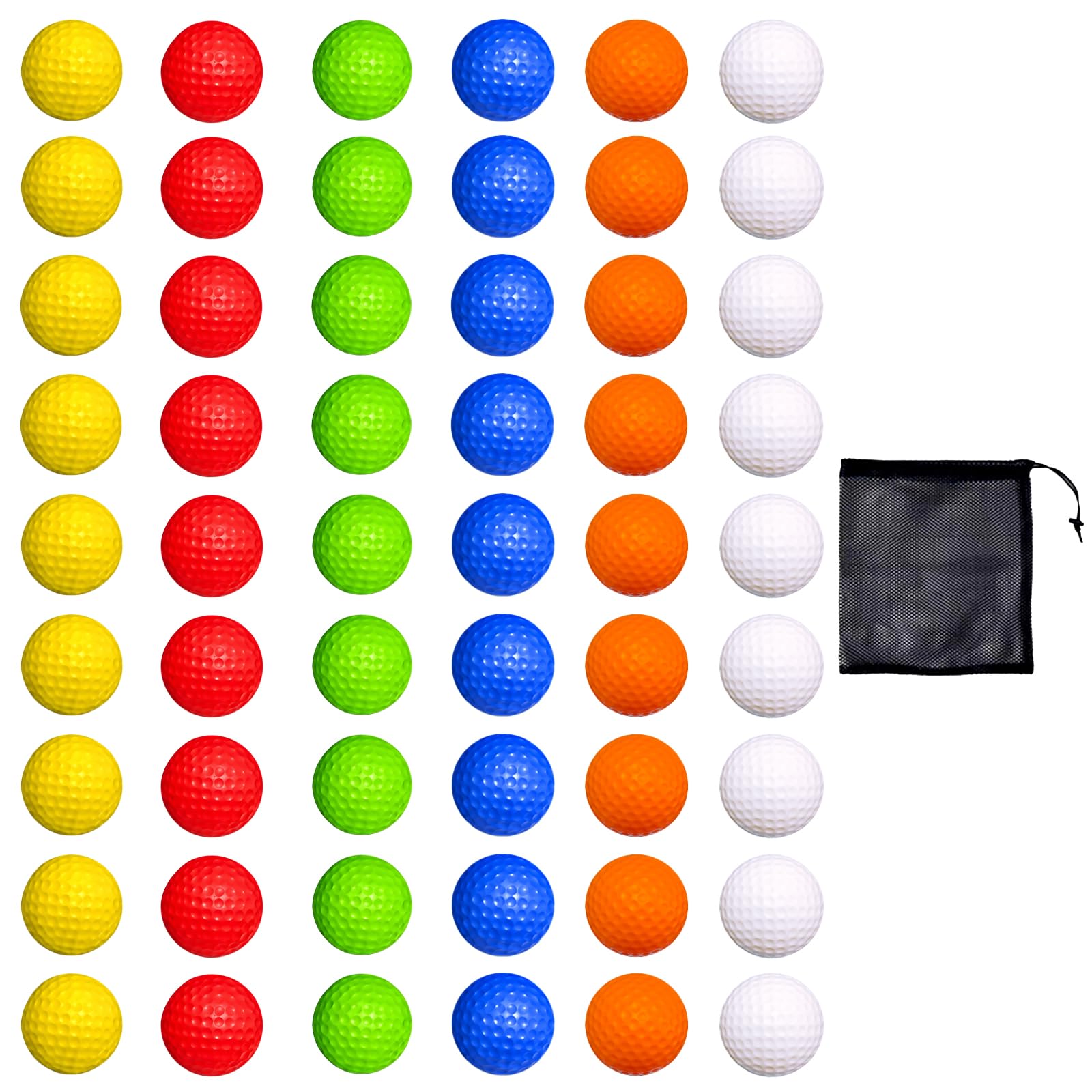 Foam Golf Practice Balls 54 Pack by QEOCP