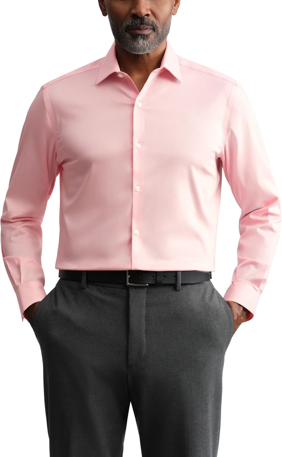 Van Heusen Men's Dress Shirt Slim Fit Ultra Wrinkle Free Flex Collar Stretch
